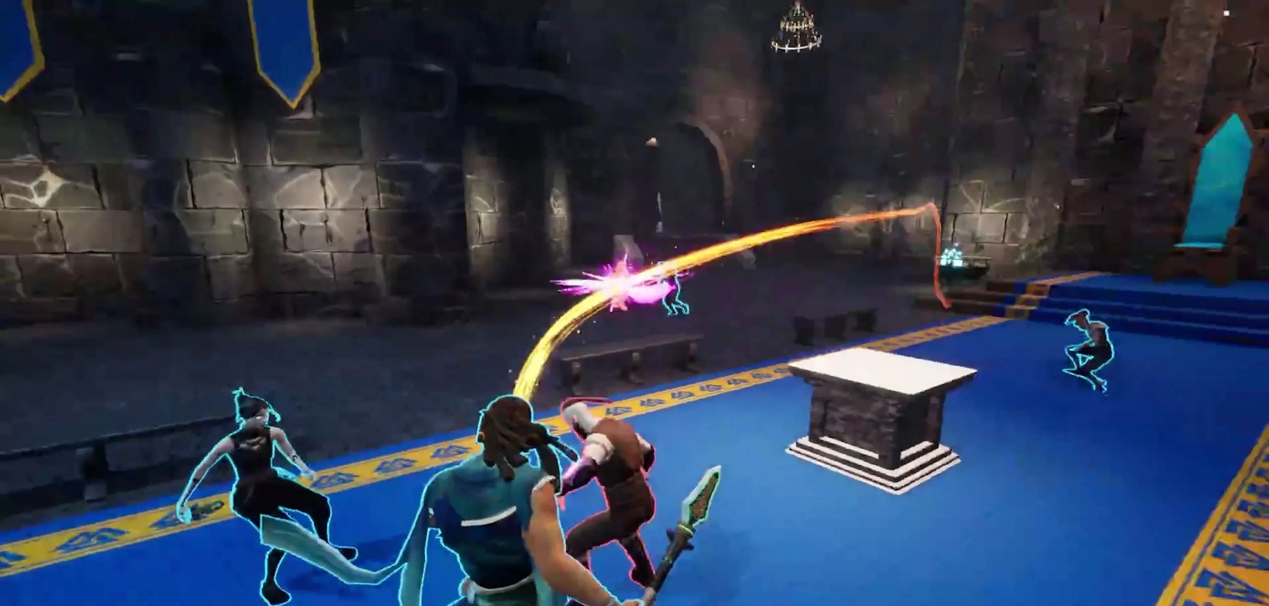 Mythbound gameplay. close range, high commitment
